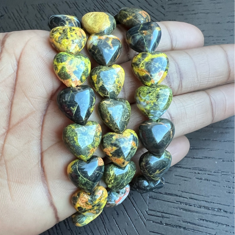 Realgar heart bracelet (one)